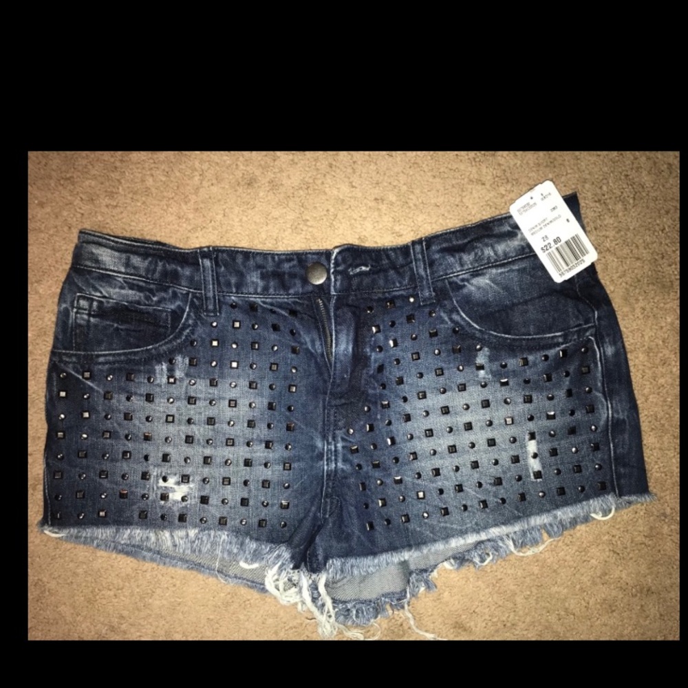NWT forever 21 studded short-shorts